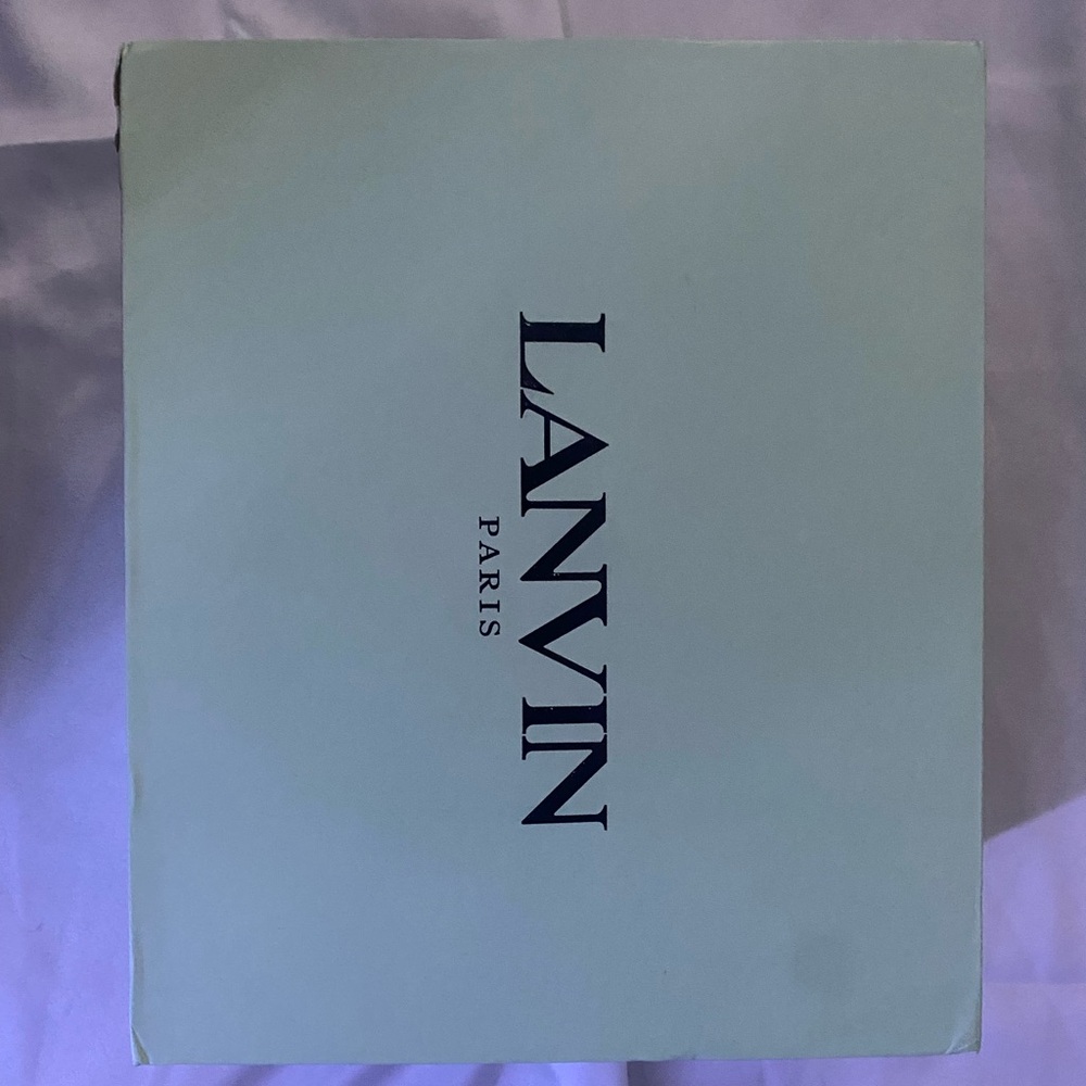 Lanvin Light Blue Curb Sneakers